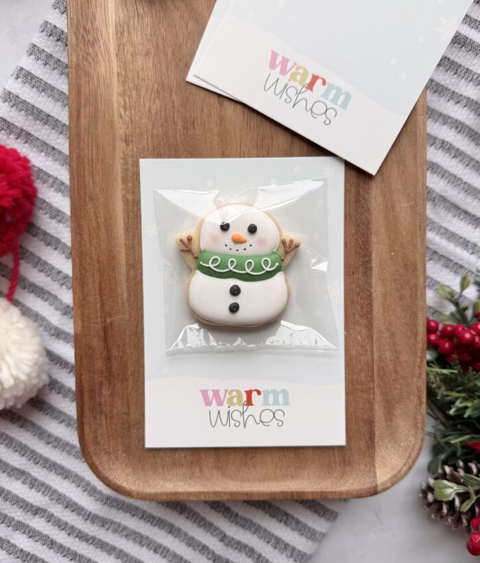 Snowman Cookie Card - Image 2